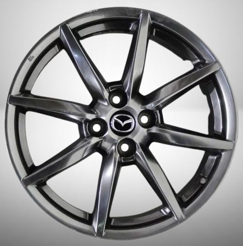 LF1 + LACK Original Mazda Felge 996585-7070ND – 8 Speichen Silber Effektlasur – Mazda MX-5 IV Typ ND