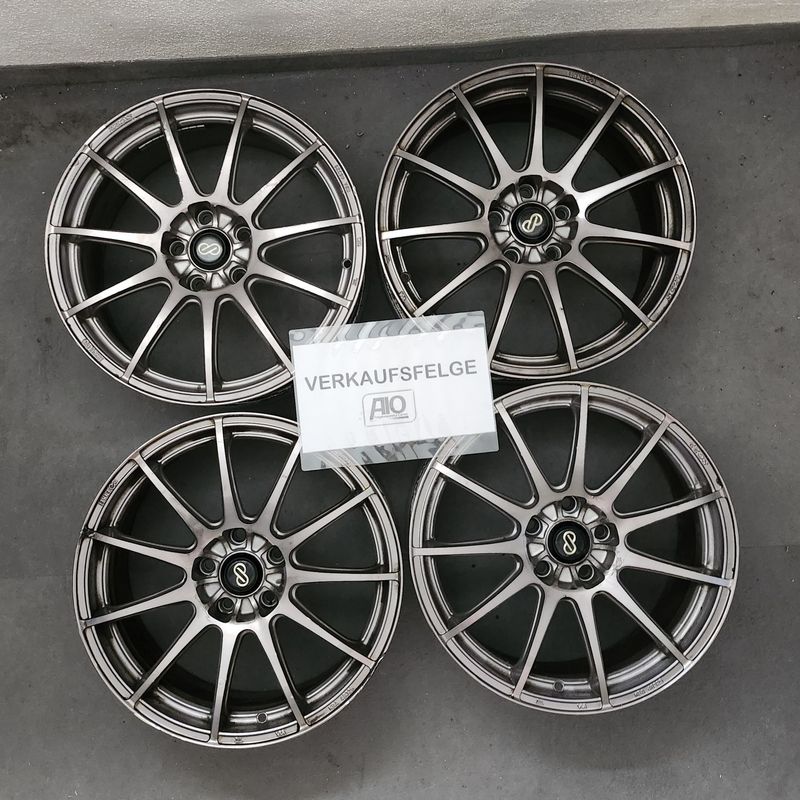Felgen kaufen KBA 48325  Enkei 8018 SC22 EN01 8jx18 ET35 5x114,3  Satz für  Fiat / Lexus / Suzuki / Toyota