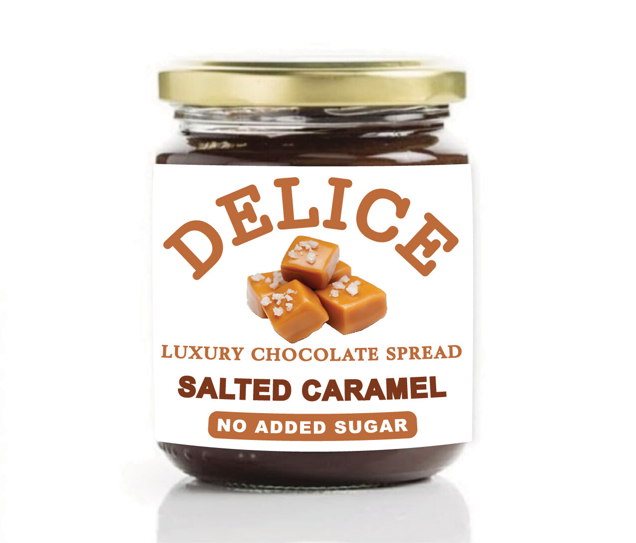 ​Delice No Added Sugar SALTED CARAMEL Chocolate Spread