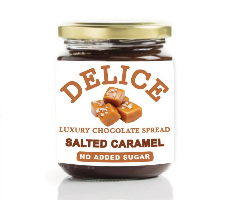 ​Delice No Added Sugar SALTED CARAMEL Chocolate Spread