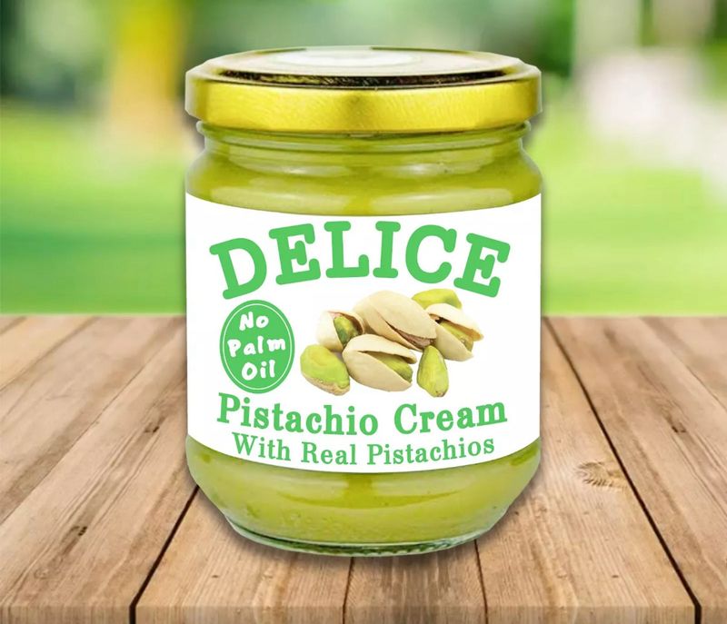 Delice Pistachio Cream Spread - Palm Oil Free