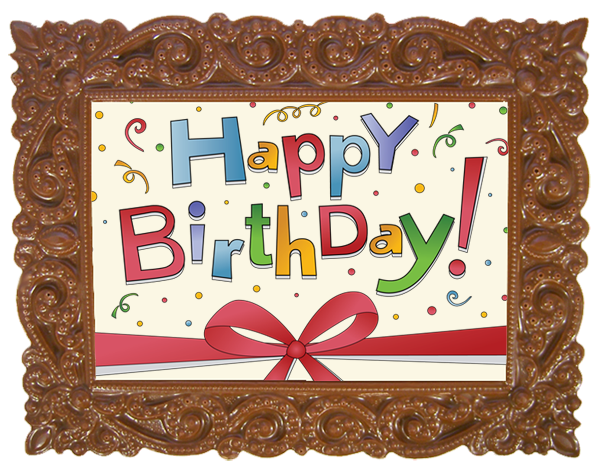 Printed Chocolate Small  Frame VICTORIAN