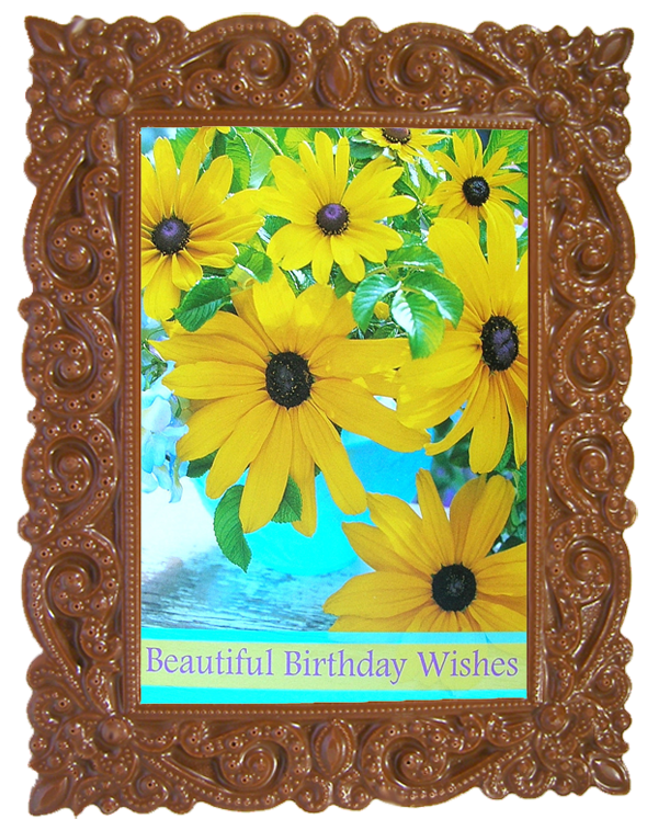 Printed Chocolate Small  Frame VICTORIAN