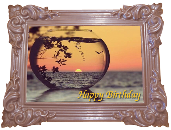 Printed Birthday Chocolate Large Frame TRADITIONAL