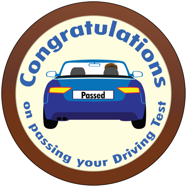 Round Plaque - Driving Test