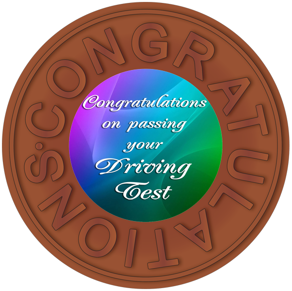 Congratulations Driving Test