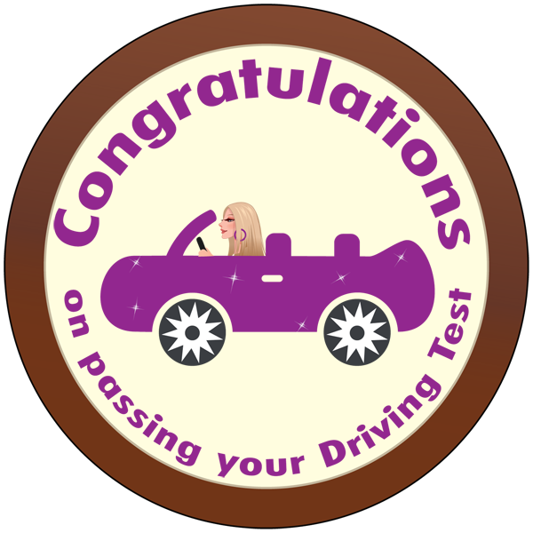 Round Plaque - Driving Test