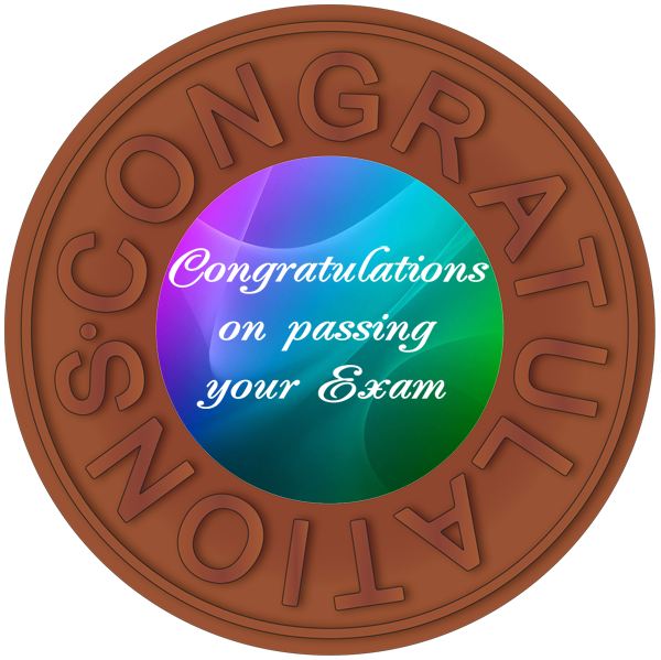 Congratulations Passing Exam