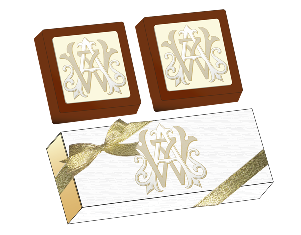 Personalised Printed Party Chocolates (Box of 2)