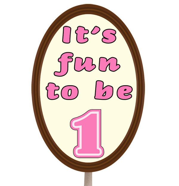 Personalised Printed Party Chocolate Lollipop (Oval)