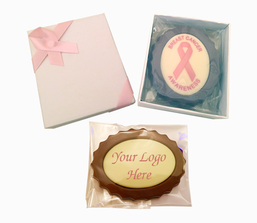 Personalised Printed Promotional Chocolate Oval Mini Frame