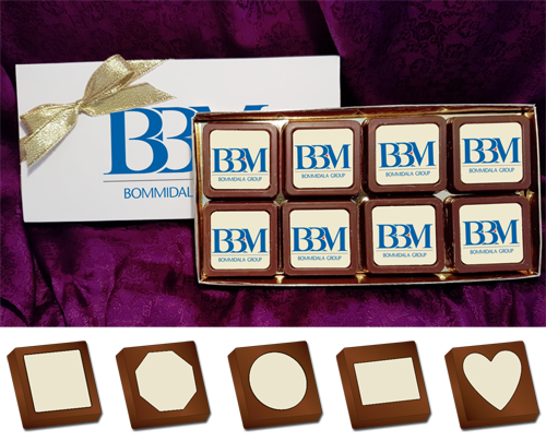 Personalised Printed Promotional Chocolates (Box of 8)