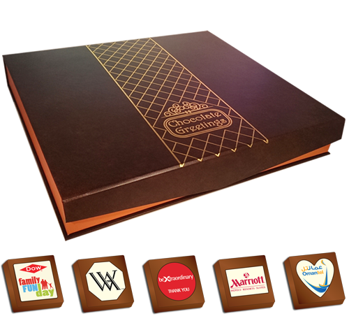Personalised Printed Promotional Chocolates (Box of 40)