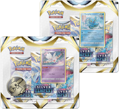 Silver Tempest 3-Pack blister Togetic/Manaphy PM-84