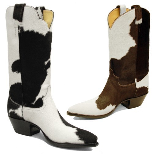 Calf hair cowboy boots hot sale
