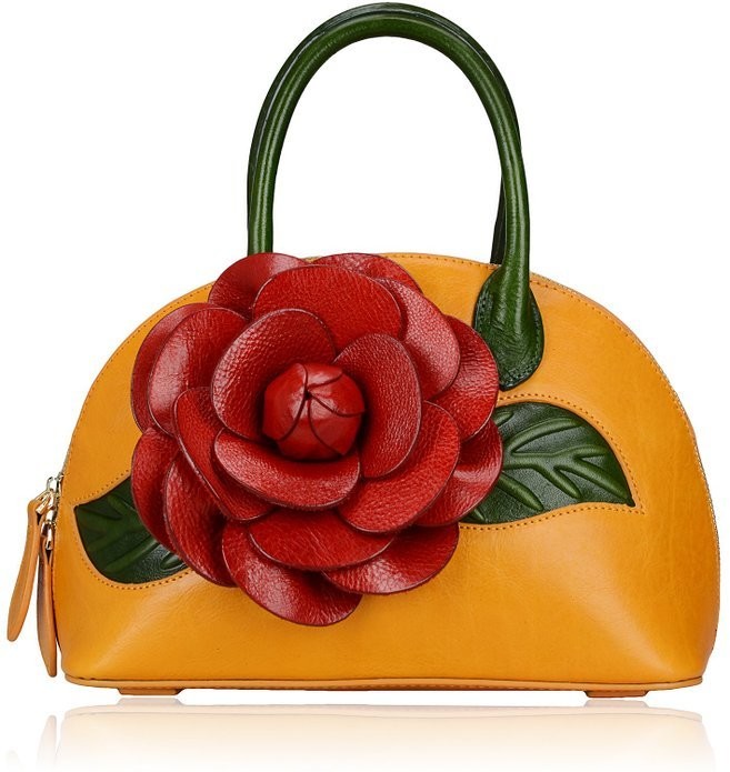 The Rosy Leather Handbag