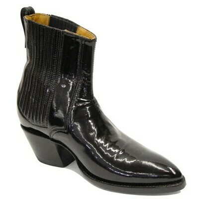 Patent Leather Ankle Boot