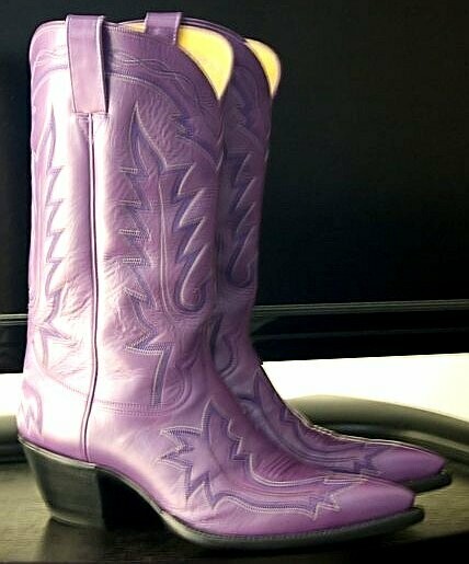 Purple Cowboy Boots