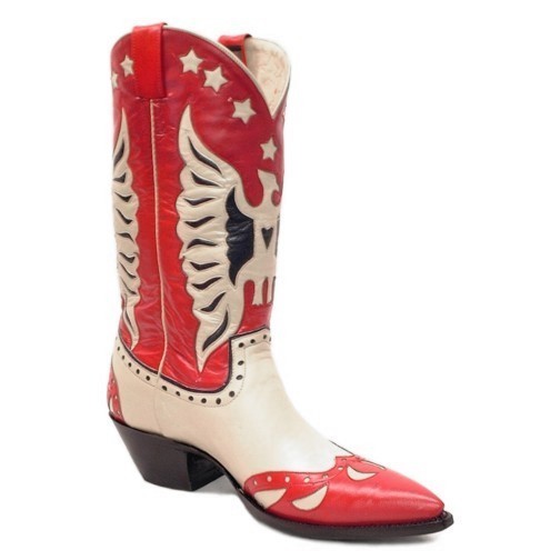 Rogers Fancy Boots Red