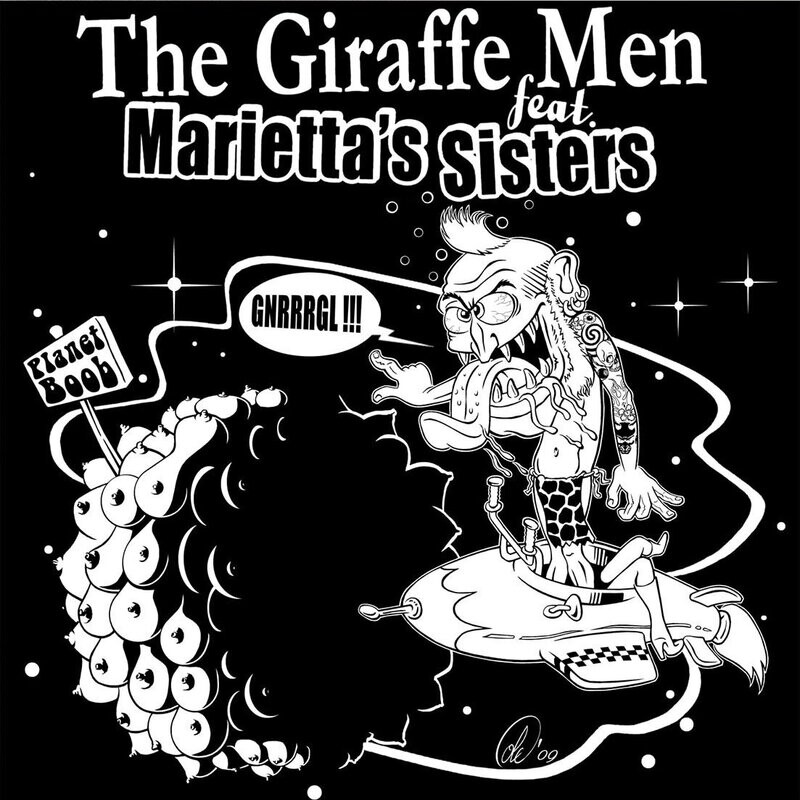 The Giraffe Men feat. Marietta's Sisters - Planet Boob CD inkl. 2 Bonus Tracks