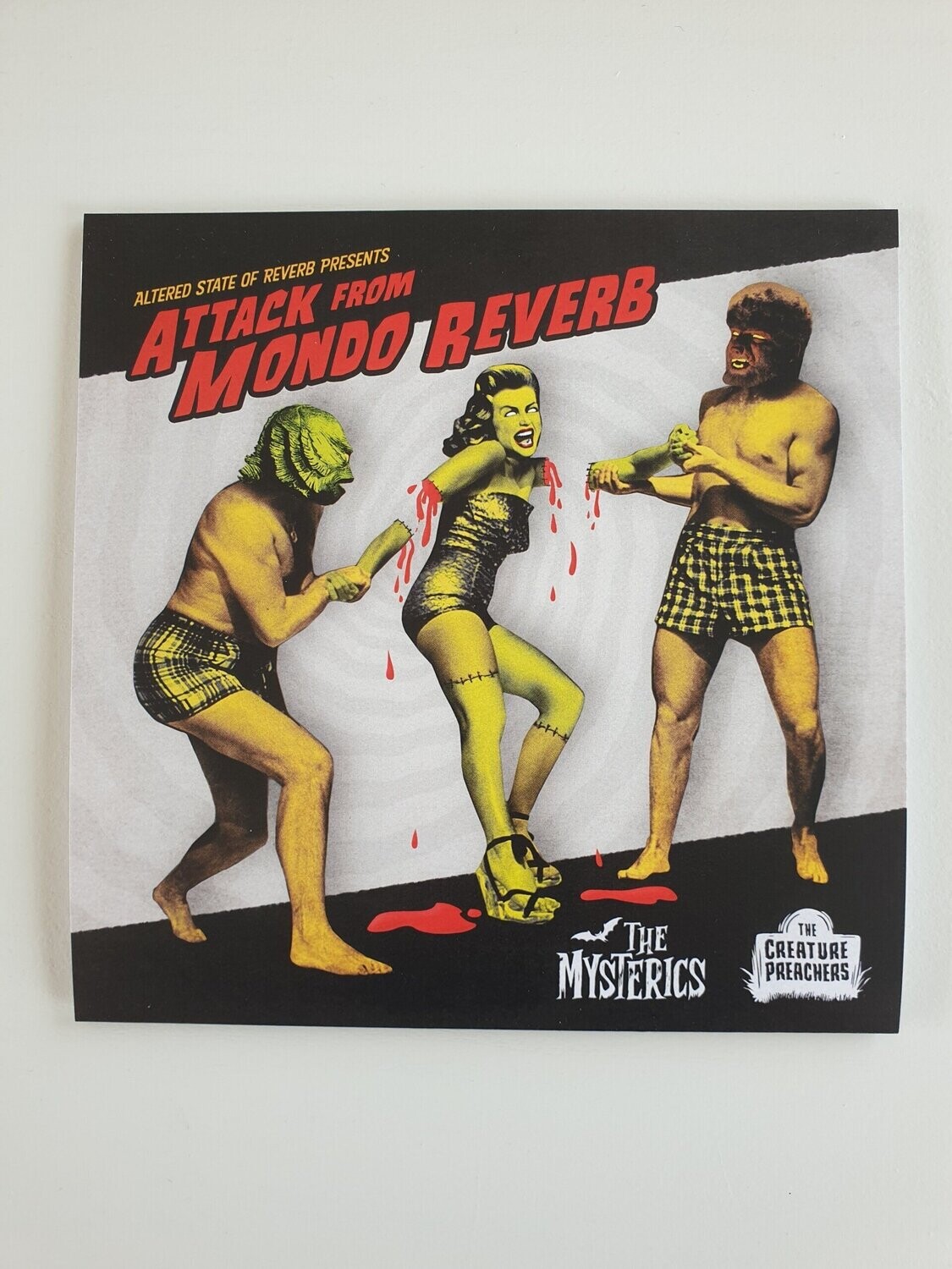 The Mysterics / The Creature Preachers - Attack From Mondo Reverb Split 7" Purple Vinyl US Import