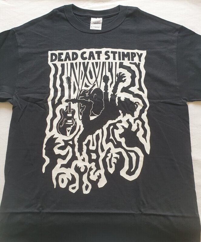 Dead Cat Stimpy- Shirt Größe S One-Man Band R'n'R Trash Dead Cat Stimpy- Shirt Größe S One-Man Band R'n'R Trash