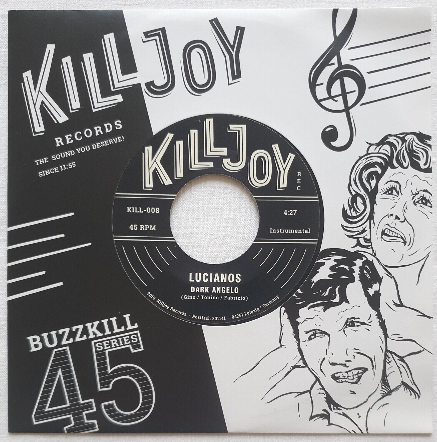 Lucianos - Think Twice Before Cheating / Dark Angelo 7"