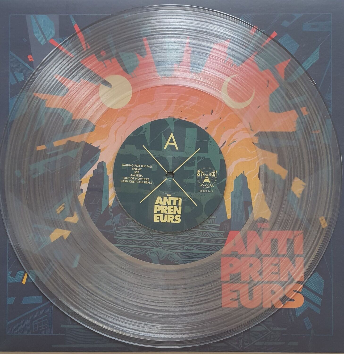 The Antipreneurs - Cash Cult Cannibals LP TOP CLEAR VINYL
