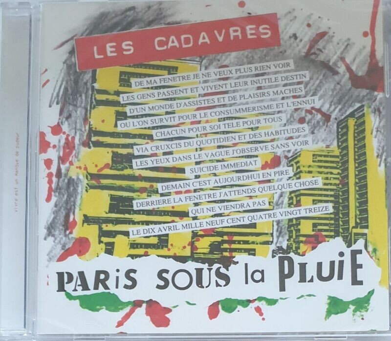 Les Cadavres - Paris Sous La Pluie CD Les Cadavres - Paris Sous La Pluie CD