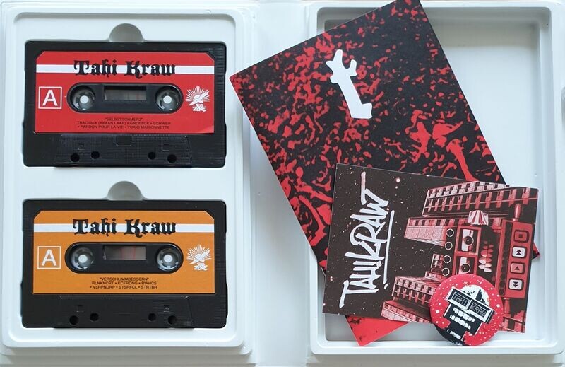 Tahi Kraw - Selbstschmerz + Verschlimmbessern 2x Tape MC Tahi Kraw - Selbstschmerz + Verschlimmbessern 2x Tape MC