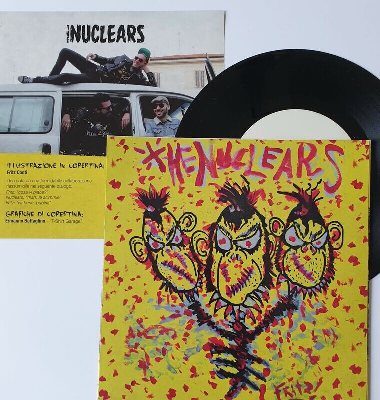 The Nuclears - Fritz! 7 The Nuclears - Fritz! 7" EP Italian Psychobilly