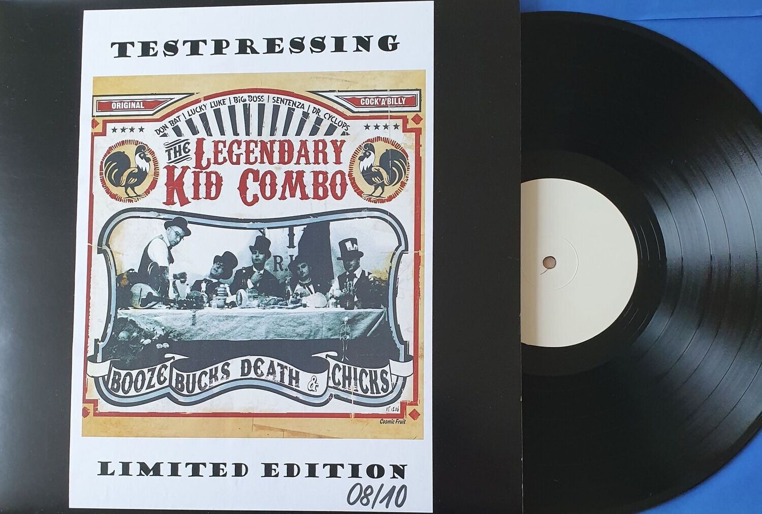 The Legendary Kid Combo - Booze, Bucks, Death & Chicks LP TESTPRESSUNG