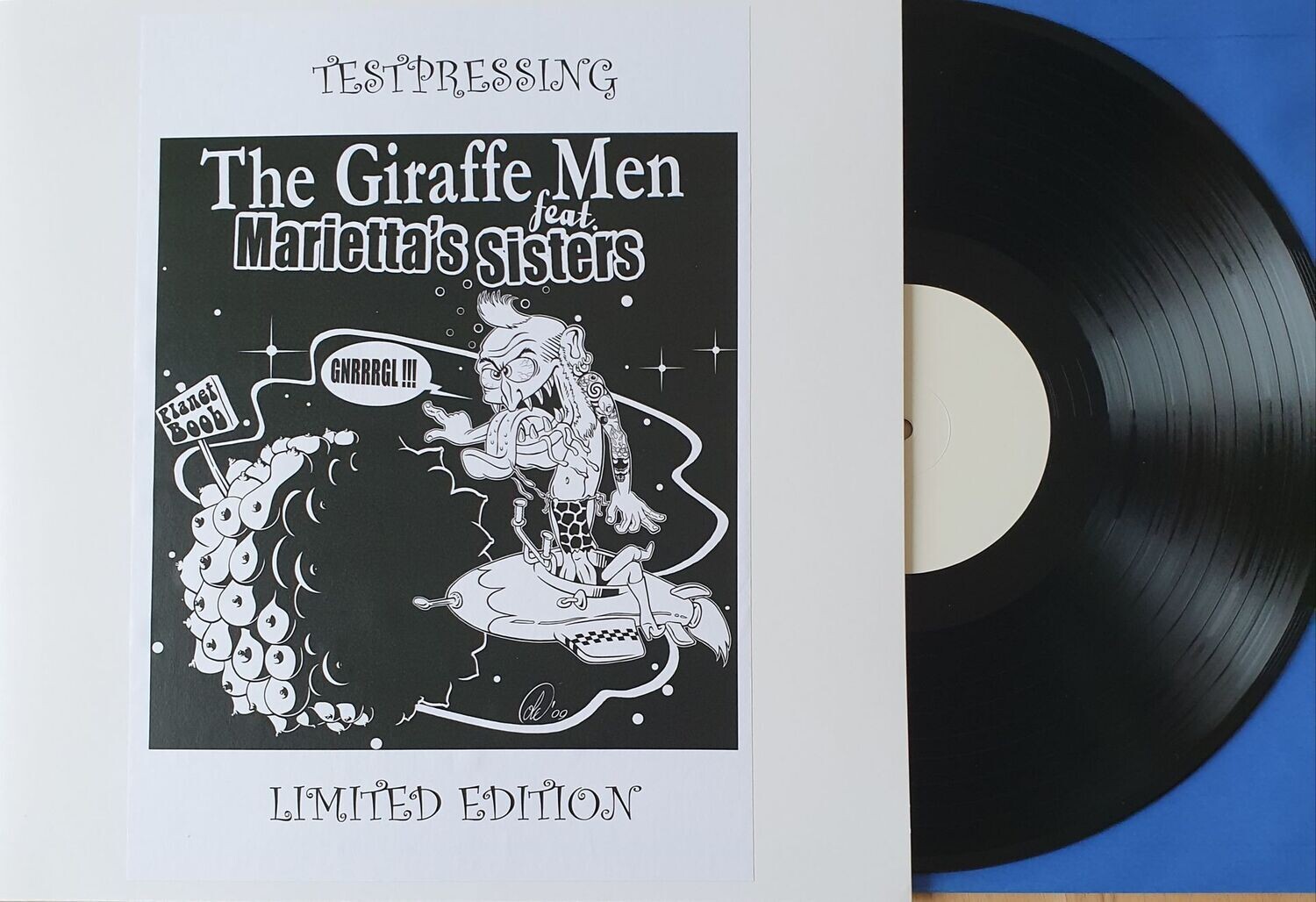The Giraffe Men - Planet Boob LP TESTPRESSUNG/TESTPRESSING