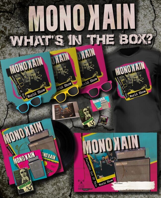 Monokain - Fantastic Out Of This World Show PINK BOX Set Shirt in GENTLEMEN S-XXXL und LADIES S-XL PRE-ORDER VÖ 13.11.2023 Monokain - Fantastic Out Of This World Show PINK BOX Set Shirt in GENTLEMEN S-XXXL und LADIES S-XL PRE-ORDER VÖ 13.11.2023