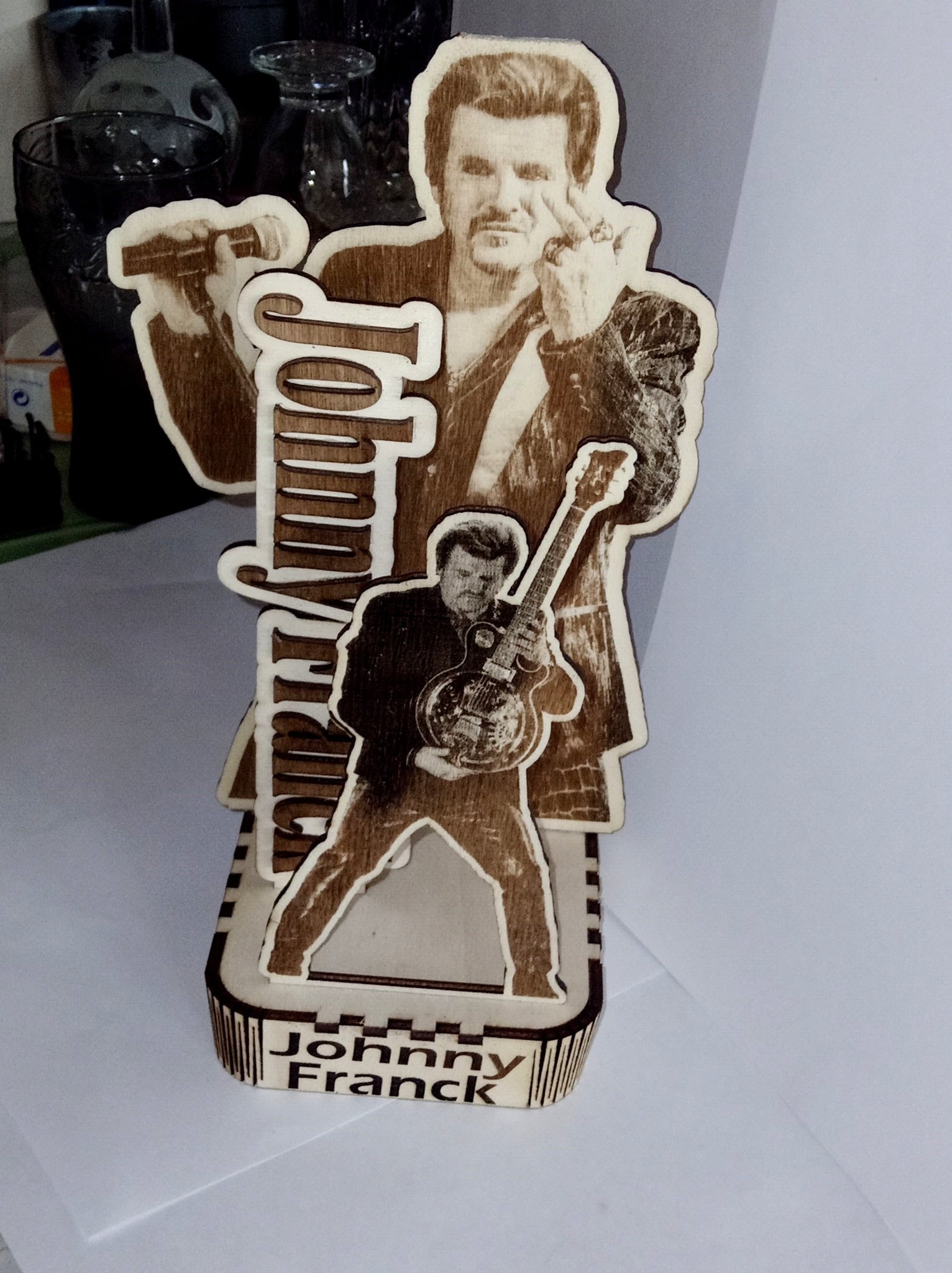 ​Création 3D​ a l effigie de JOHNNYFRANCK