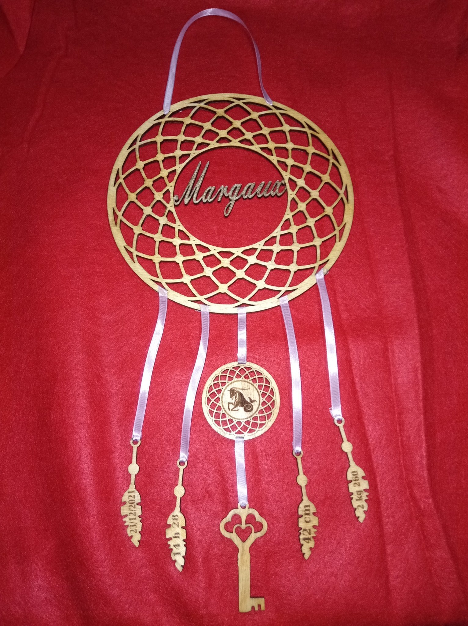 création attrape rêve naissance a personnaliser