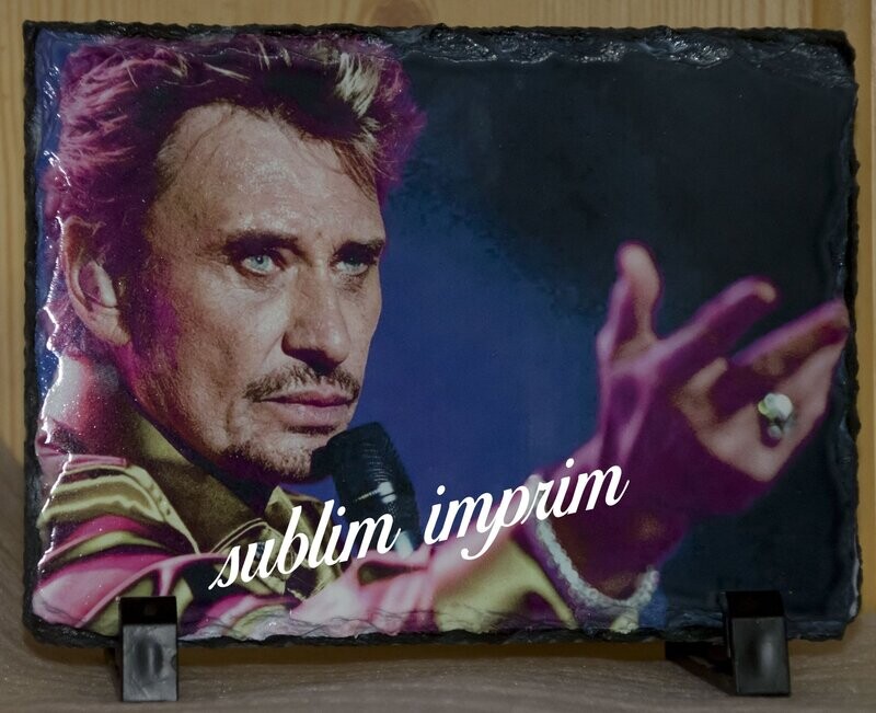 très élégante Ardoise  johnny Hallyday