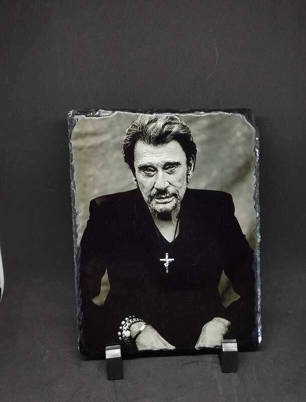 très élégante Ardoise  johnny Hallyday