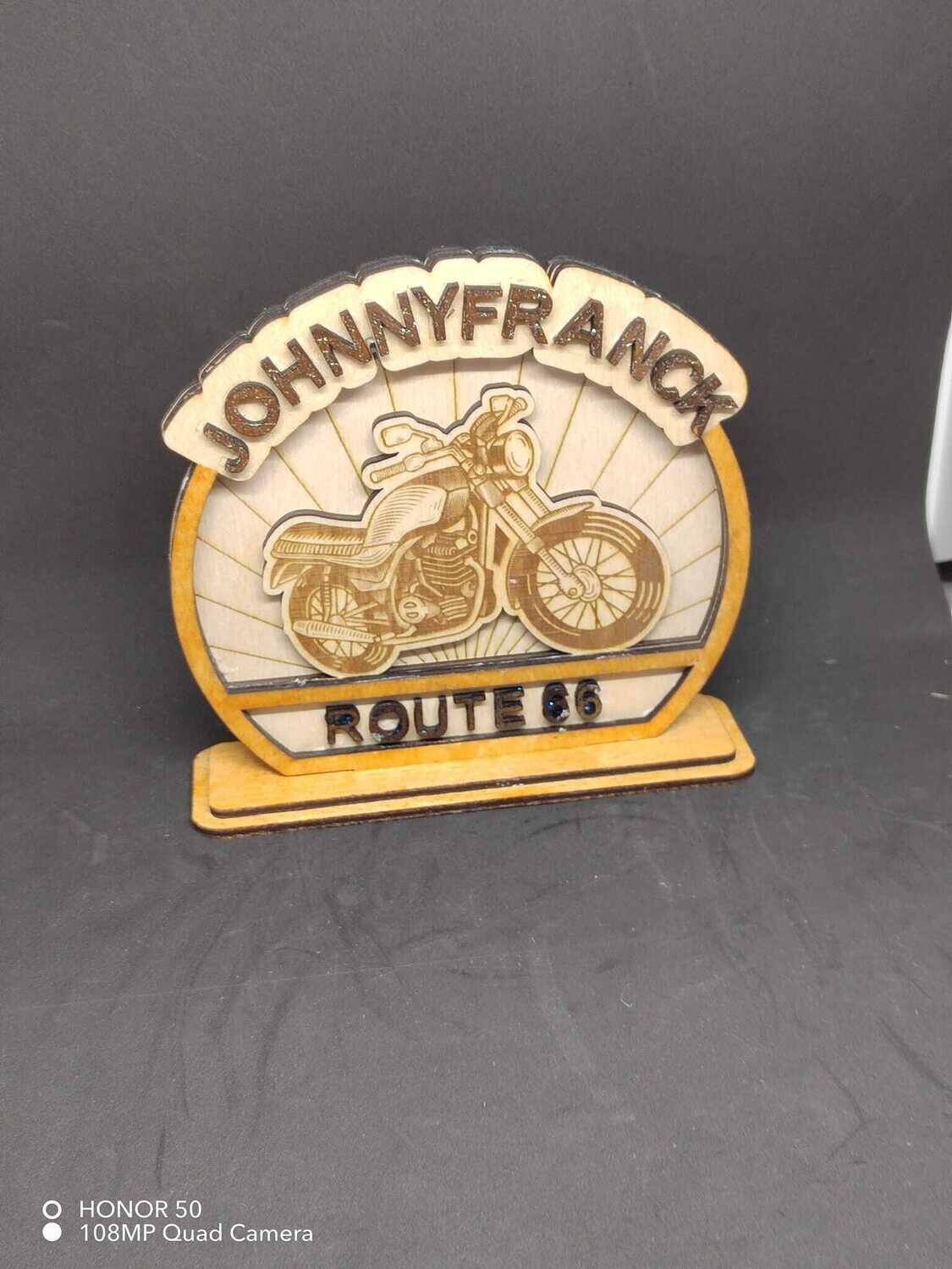 Plaque sur support johnnyfranck