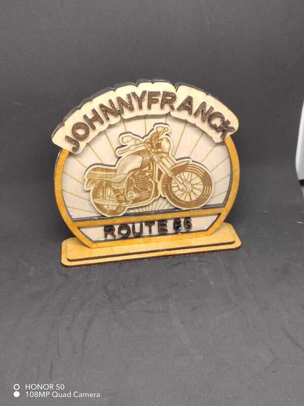 Plaque sur support  johnnyfranck