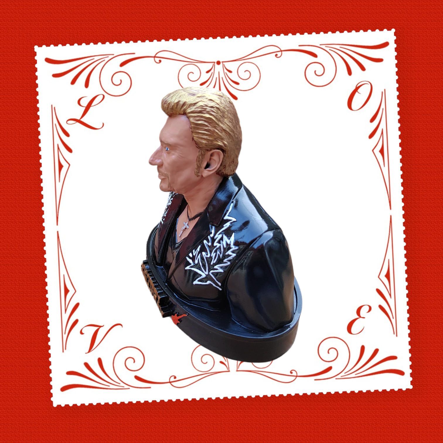 Buste de JOHNNY HALLYDAY