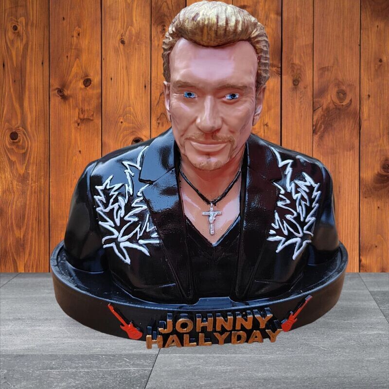 Buste de JOHNNY HALLYDAY