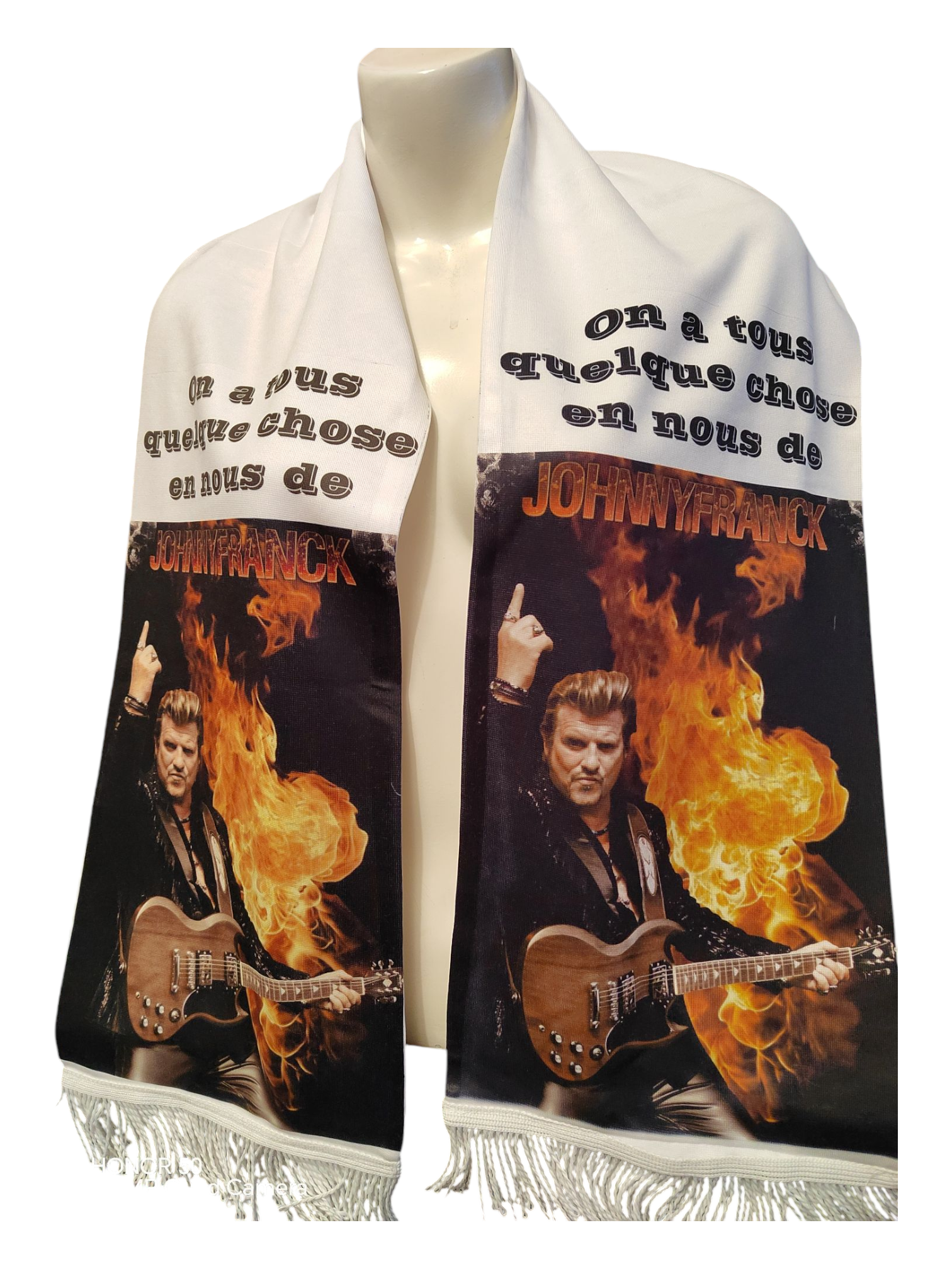 Écharpe fan johnnyfranck 150 x 25 cm