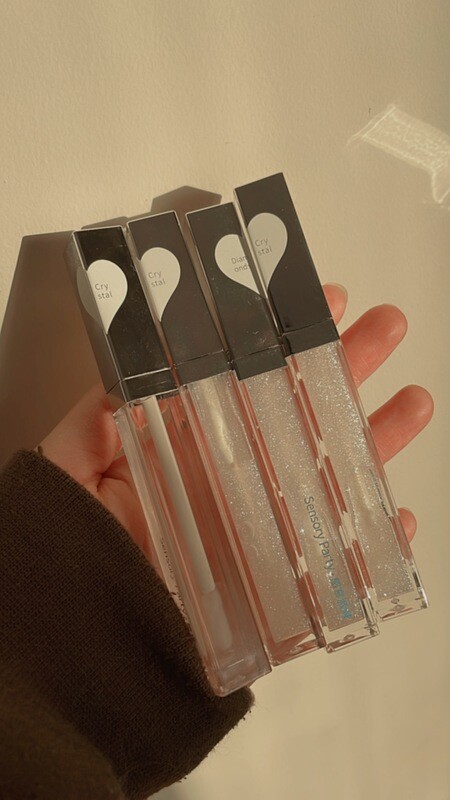 Diamond crystal lipgloss