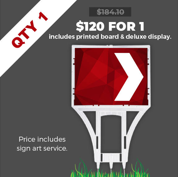 Deluxe Point Sign - Promo prices end FEB 28. Deluxe Point Sign - Promo prices end FEB 28.