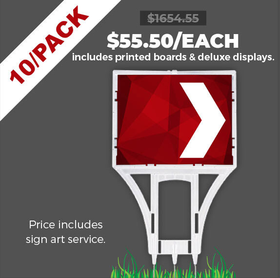 Deluxe Point Signs 10/PACK - Promo prices end FEB 28. Deluxe Point Signs 10/PACK - Promo prices end FEB 28.