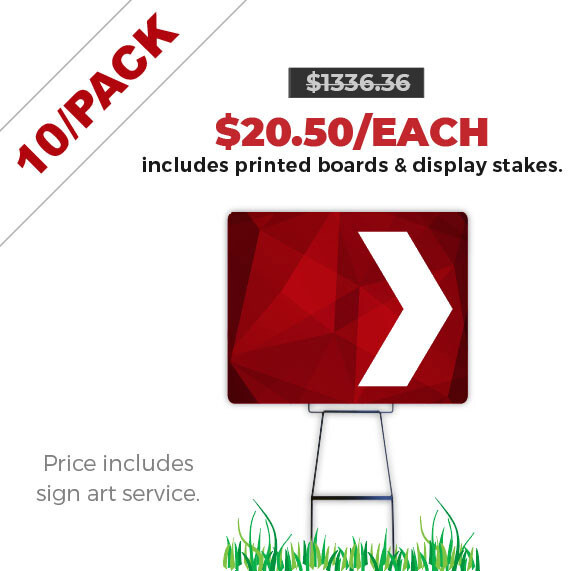 Point Signs 10/PACK - Promo prices end FEB 28. Point Signs 10/PACK - Promo prices end FEB 28.