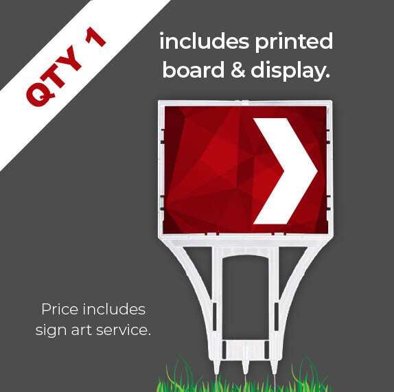 Deluxe Point Sign
