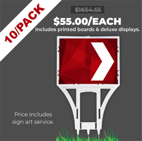 Deluxe Point Signs 10/PACK