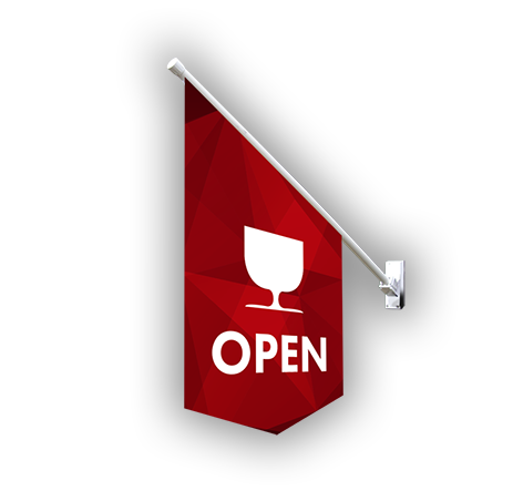Shop Front Sign Flag